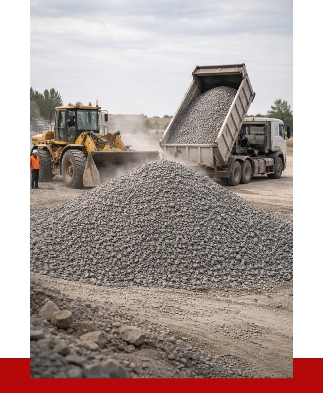 Купить щебень с доставкой в Пушкине от 2704 руб. | ПРОНЕРУДПшн