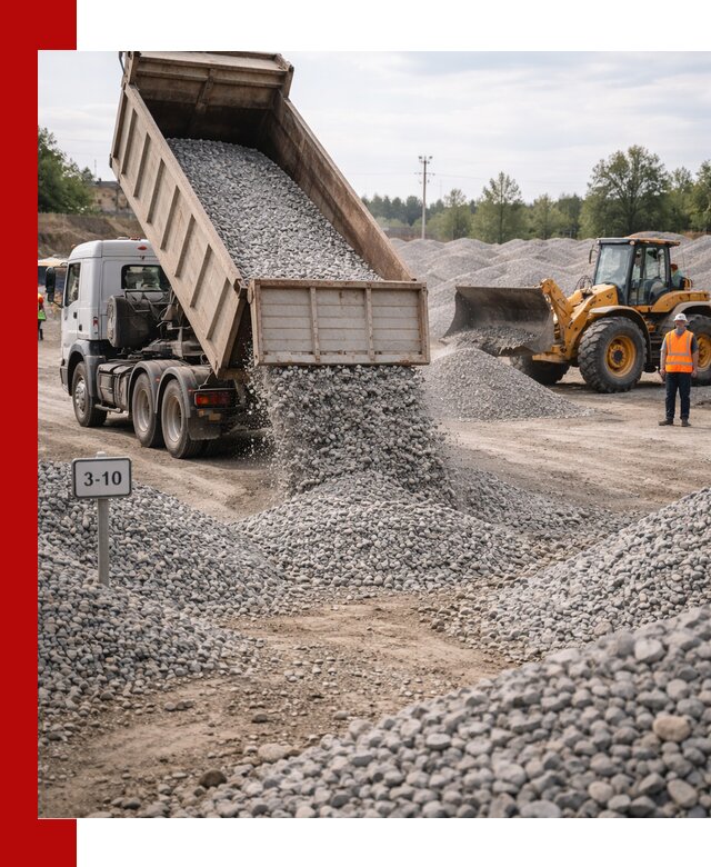 Гранитный щебень фракции 3–10: доставка и продажа в Пушкине