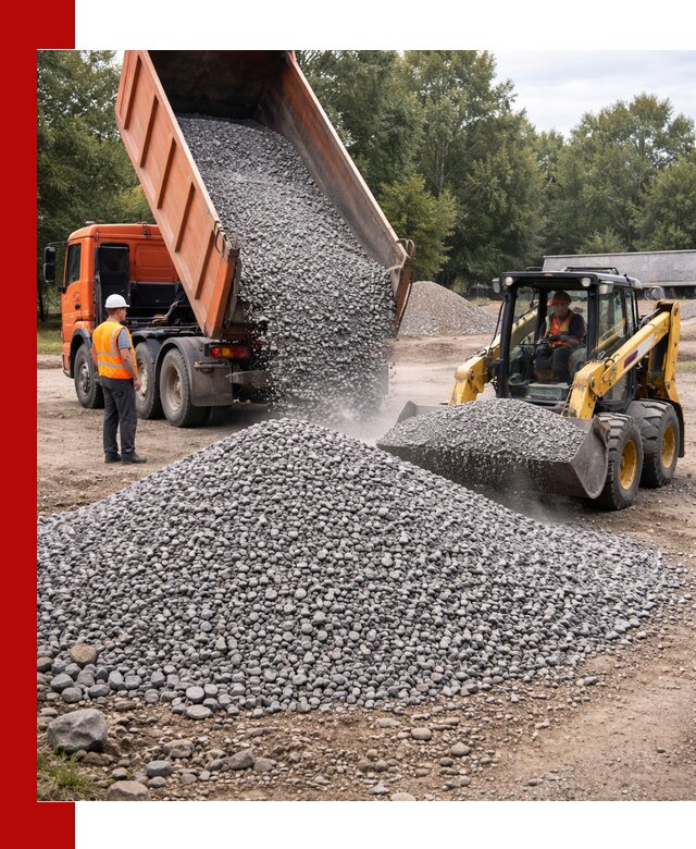 Купить гранитный щебень фракции 5–10 в Пушкине с доставкой