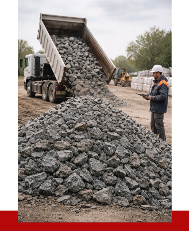 Гранитный щебень фракция 100-200 в Пушкине от 4543 р. ПРОНЕРУДПшн