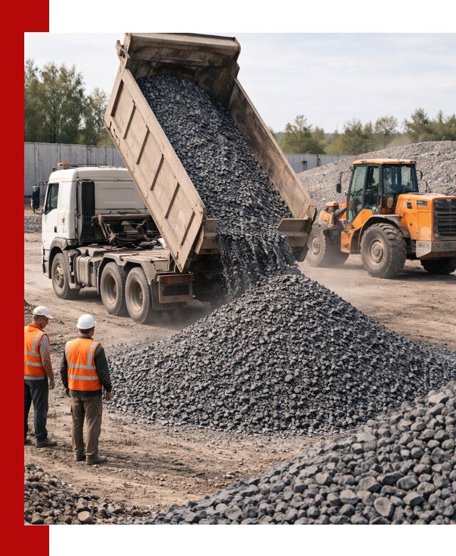 Доставка и продажа щебня габбро-диабаза в Пушкине