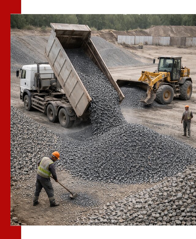 Щебень габбро-диабаз фр. 5-20 с доставкой в Пушкине