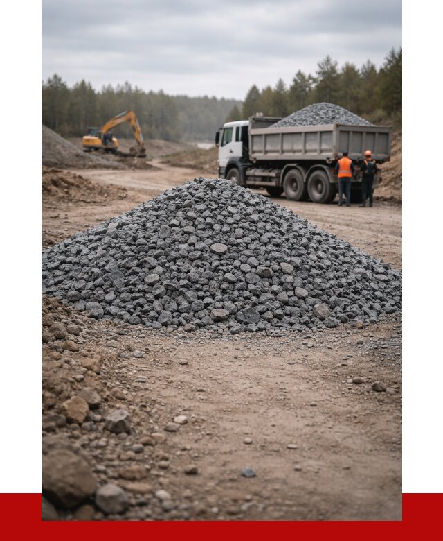 Щебень габбро диабаз фракция 40-70 в Пушкине от 2380 р-ПРОНЕРУДПшн