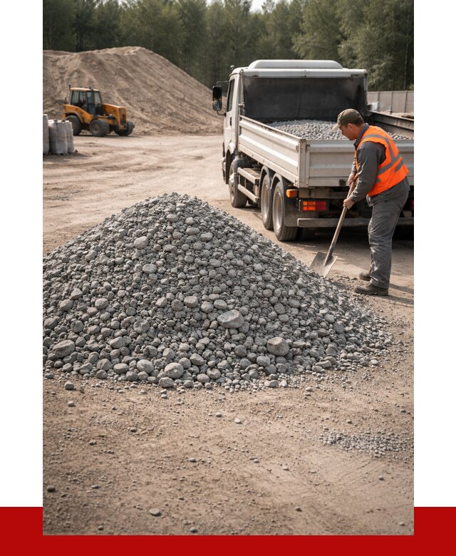 Гравийный щебень фракция 5-10 в Пушкине от 2380 р. | ПРОНЕРУДПшн