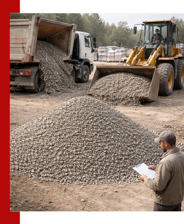 Гравийный щебень фракция 5–10 с доставкой в Пушкине