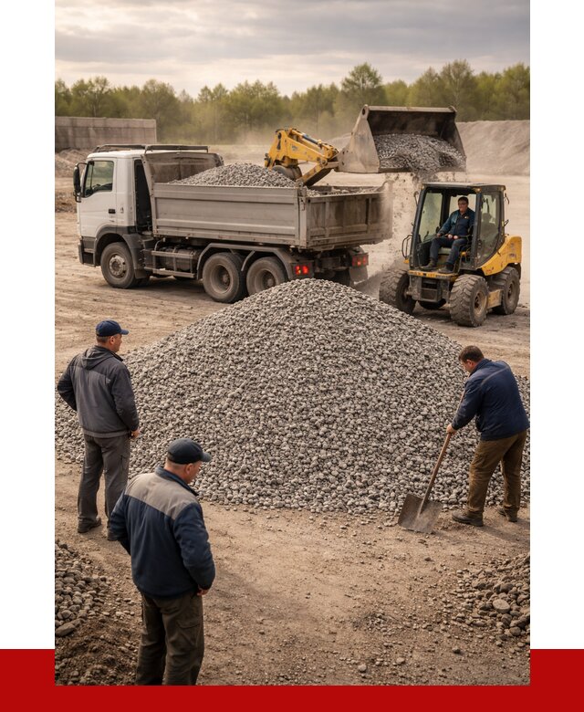 Гравийный щебень фракция 5-20 в Пушкине от 2596 р. ПРОНЕРУДПшн