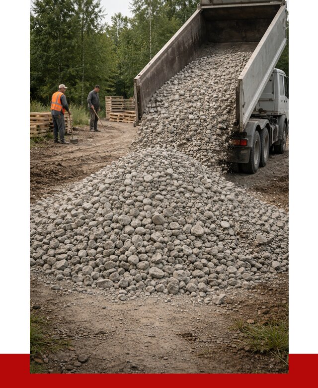 гравийный щебень фракция 70-120 в Пушкине от 2650 р. ПРОНЕРУДПшн