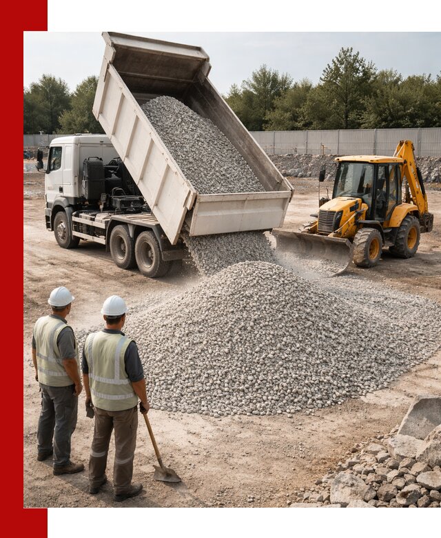 Купить известняковый щебень фракции 5–10 мм с доставкой в Пушкине
