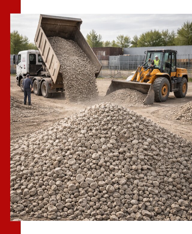 Доломитовый щебень фракции 20–41 с доставкой в Пушкине