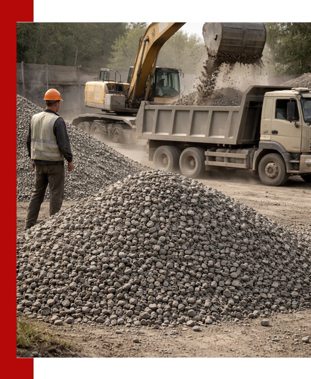 Шлаковый щебень фракция 5-20 с доставкой в Пушкине