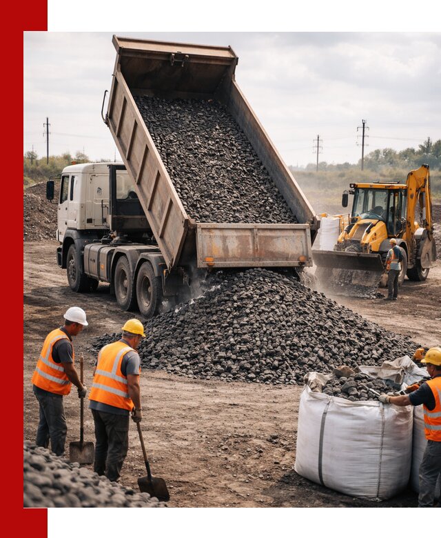 Шлаковый щебень фракция 40-70 с доставкой в Пушкине