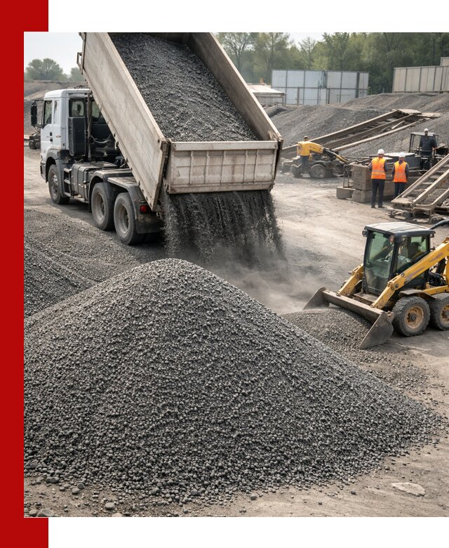 Вторичный щебень фракция 0–5 с доставкой в Пушкине