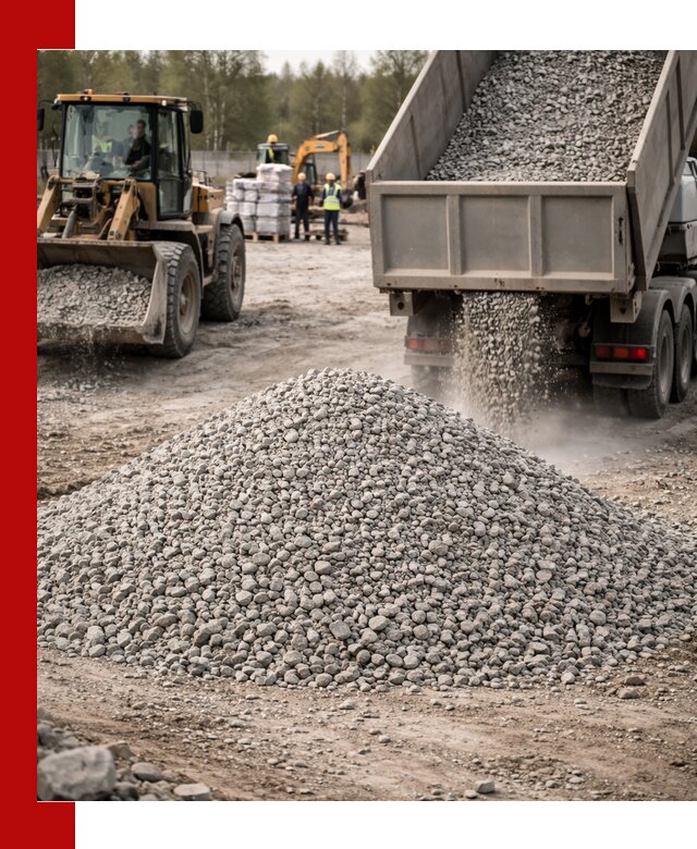 Вторичный щебень фракции 5-20 в Пушкине — доставка и продажа крупнотоннажно