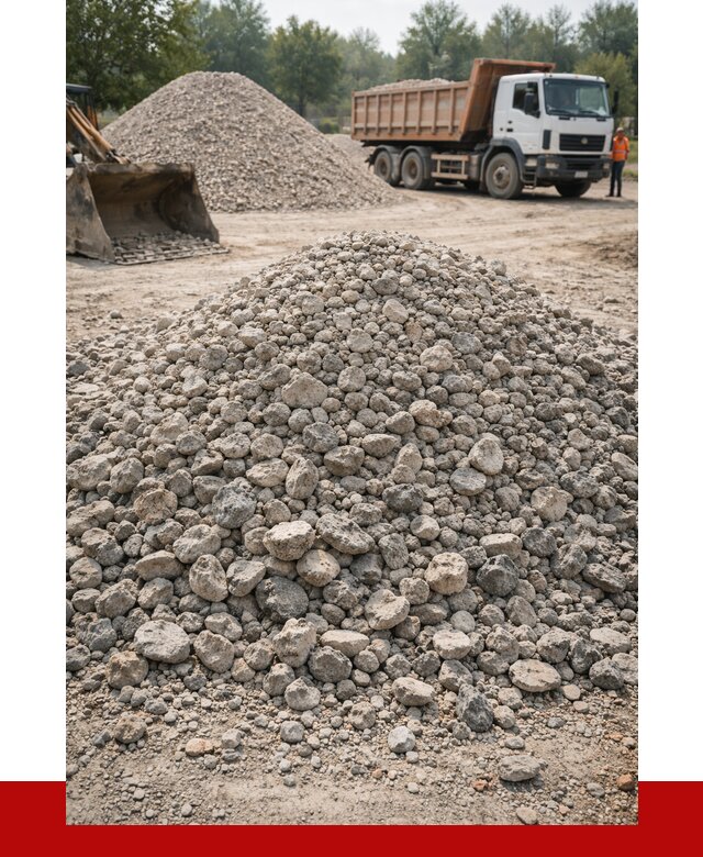 Вторичный щебень фракция 20-40 в Пушкине от 2380 р ПРОНЕРУДПшн