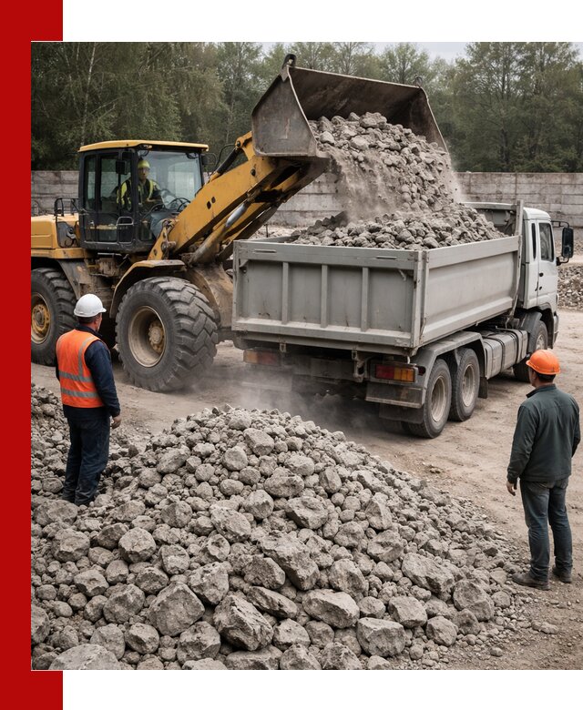 Вторичный щебень фракция 70–150 в Пушкине с доставкой