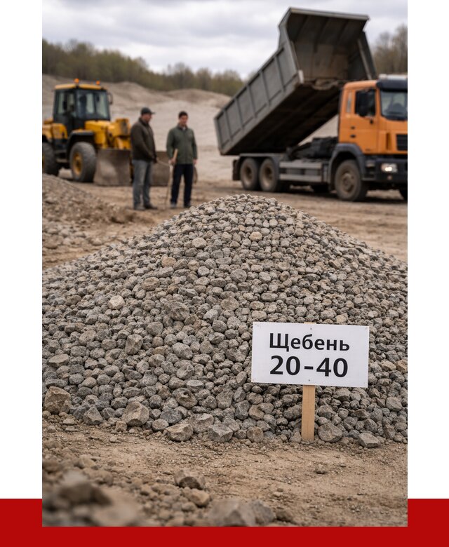 Бетонный щебень фракция 20-40 в Пушкине от 2650 р. | ПРОНЕРУДПшн