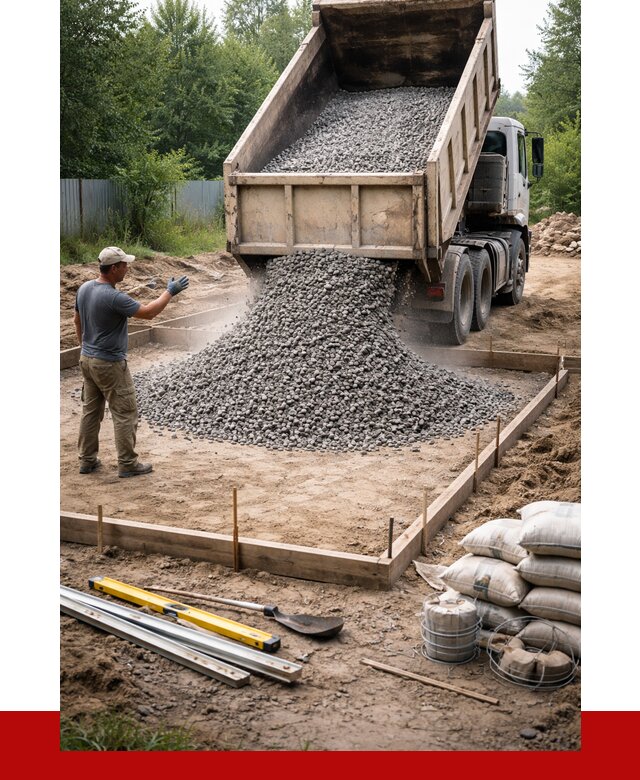 Купить щебень для фундамента в Пушкине от 4868 р. | ПРОНЕРУДПшн