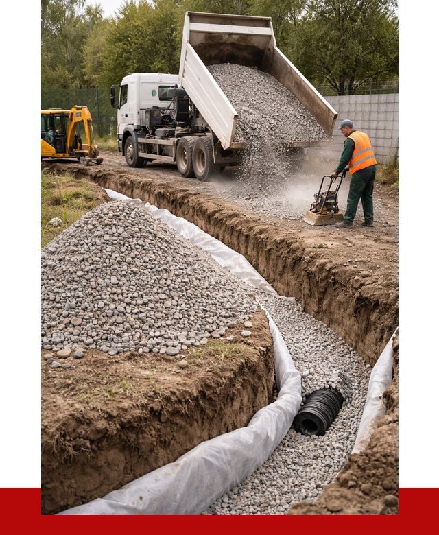 Щебень для дренажа в Пушкине от 2001 р., ПРОНЕРУДПшн доставка
