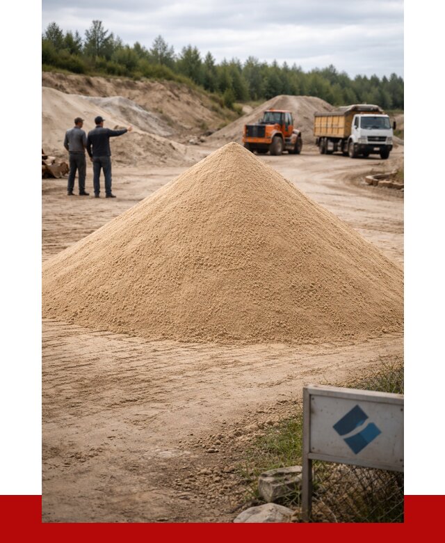 Карьерный песок навалом в Пушкине от 1947 р. | ПРОНЕРУДПшн