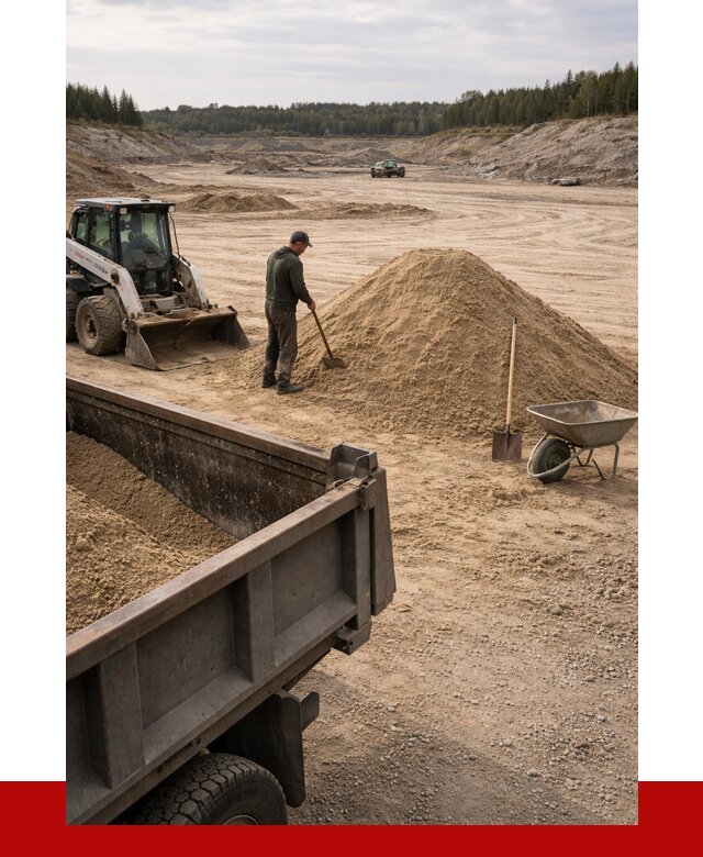 Карьерный песок среднезернистый в Пушкине, от 2380 р. ПРОНЕРУДПшн