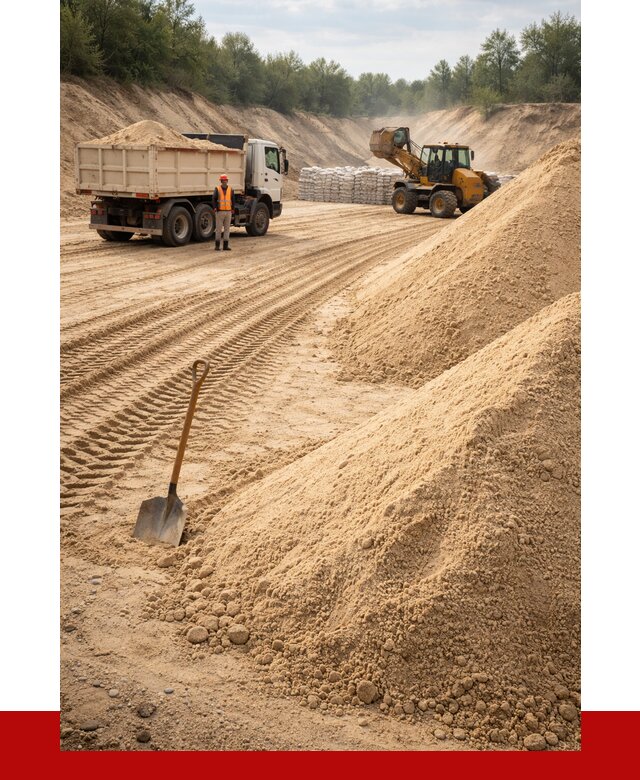 Карьерный песок мелкозернистый в Пушкине от 9735 р. | ПРОНЕРУДПшн
