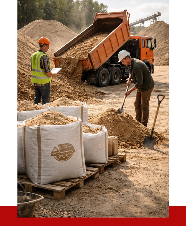 Строительный песок в Пушкине от 2380 р. с доставкой, ПРОНЕРУДПшн