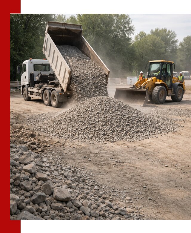 Гравий фракция 5–20 доставка в Пушкине оптом и в розницу