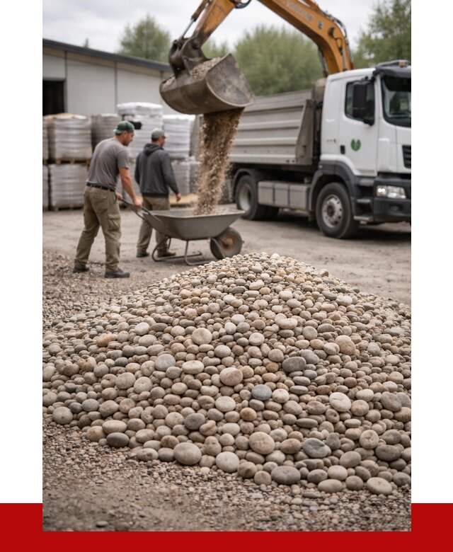 Галька декоративная в Пушкине от 3461 р. за куб | ПРОНЕРУДПшн