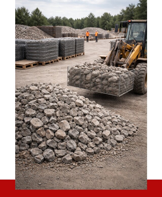 Камень для габионов фракция 70-150 в Пушкине от 4543 р. | ПРОНЕРУДПшн