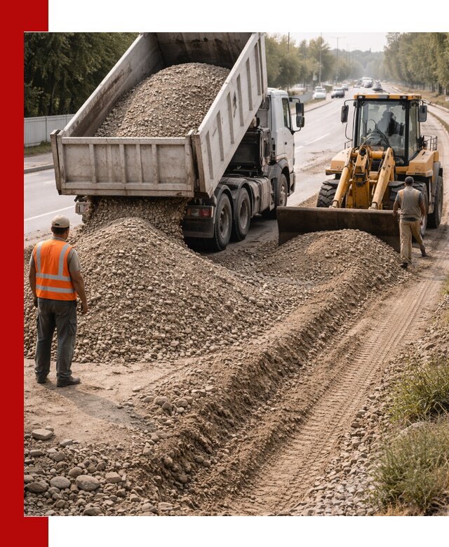 Опгс для устройства дорог и подсыпки в Пушкине
