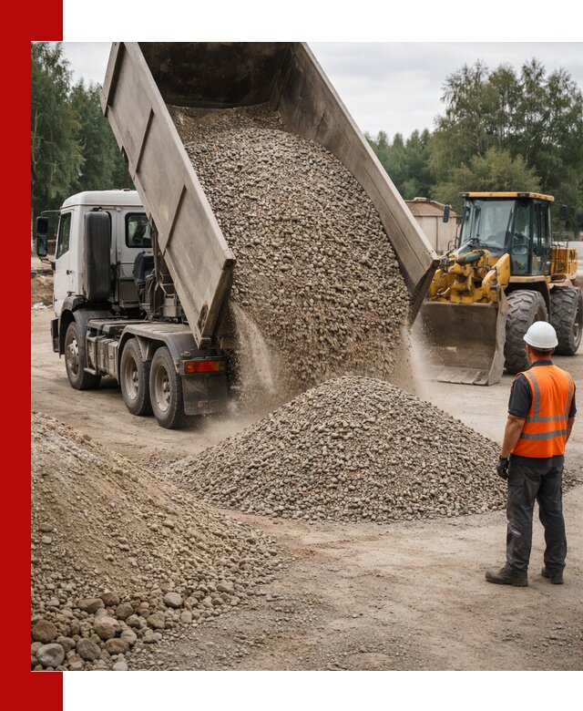 Доставка щпс в Пушкине — щебеночно-песчаная смесь под заборы и дорожки