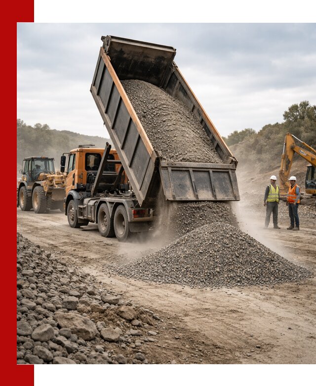 Щебёночно-песчаная смесь ЩПС С1 с доставкой в Пушкине