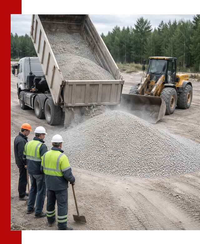 Известняковый отсев 0-5 доставка в Пушкине быстро и выгодно
