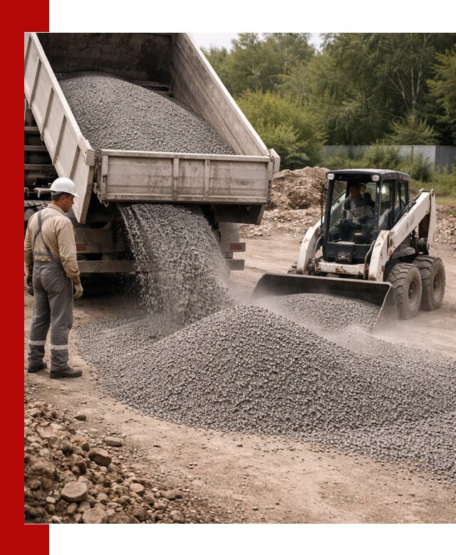 Доставка гравийного отсева 0-5 в Пушкине оптом и в розницу