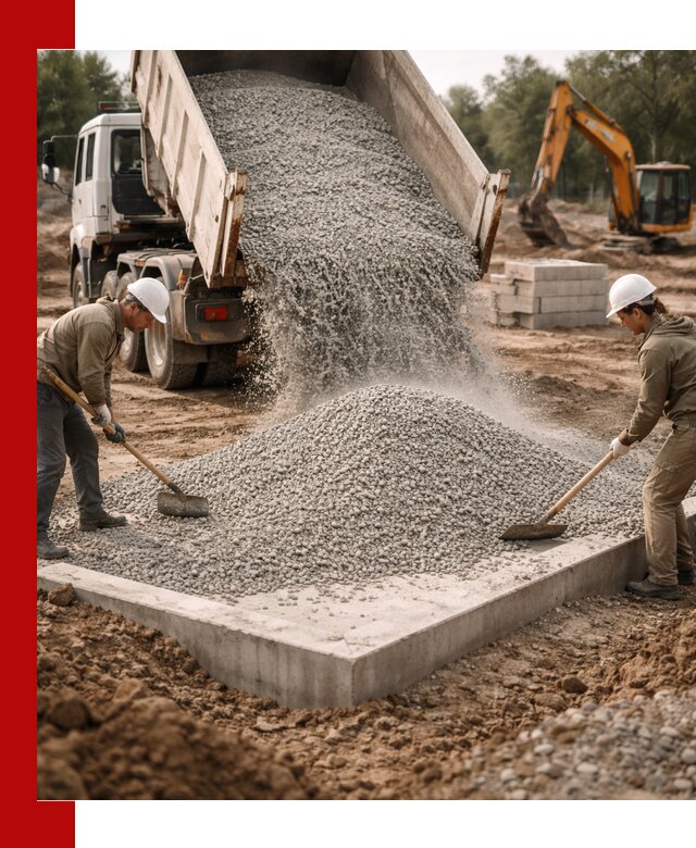 Доставка и продажа отсева для бетона в Пушкине