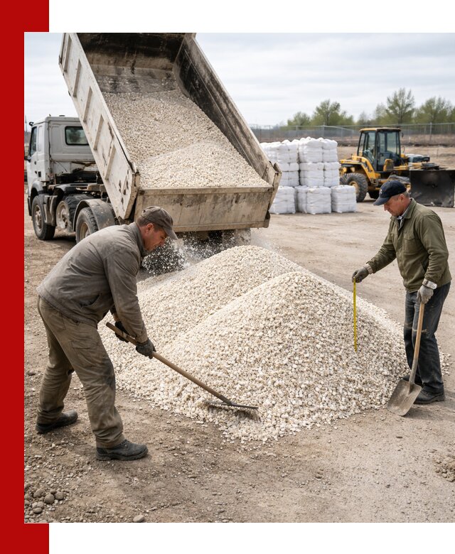 Мраморная крошка с доставкой и разгрузкой в Пушкине