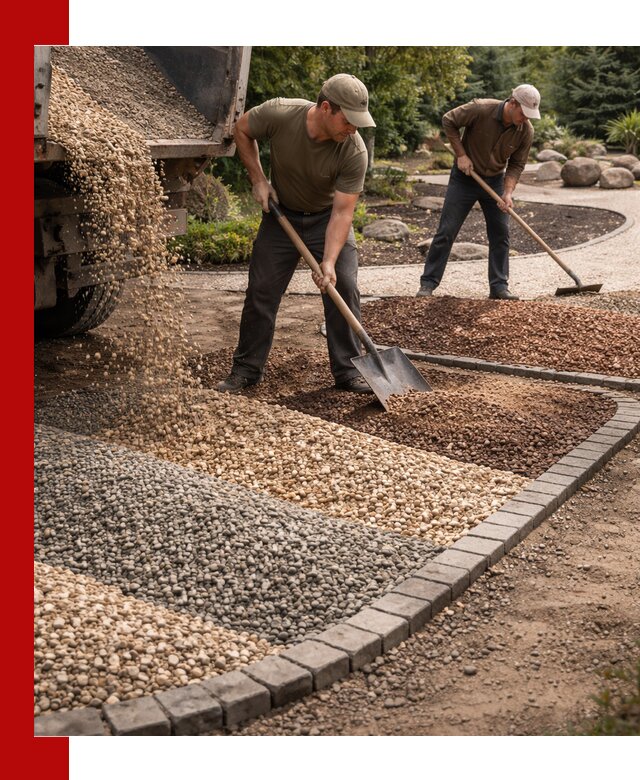 Декоративная крошка для ландшафта в Пушкине — продажа и доставка