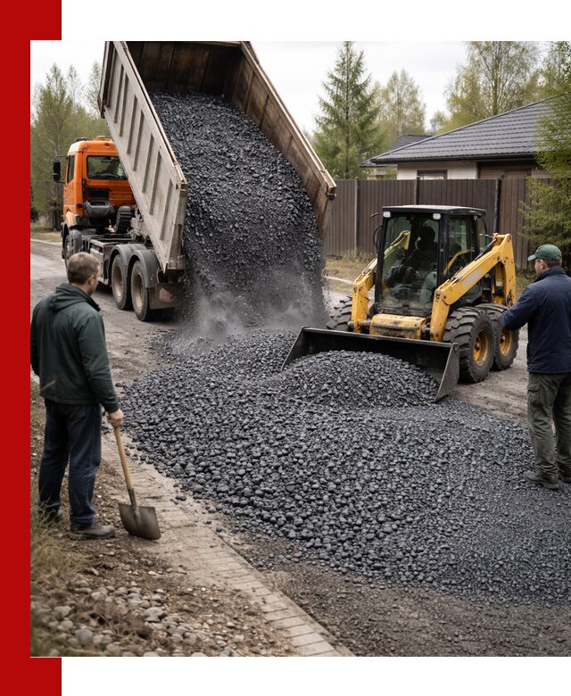 Крошка габбро с доставкой в Пушкине для строительных работ