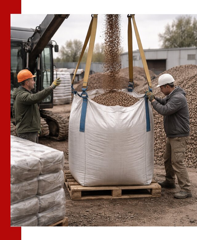 Керамзит в биг-бегах с доставкой в Пушкине