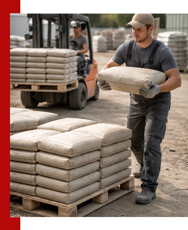 Доставка цемента в мешках оптом и в розницу в Пушкине