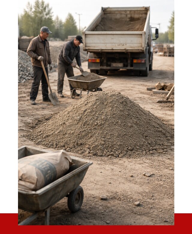 Цементно-песчаная смесь М150 в Пушкине от 5084 р. | ПРОНЕРУДПшн