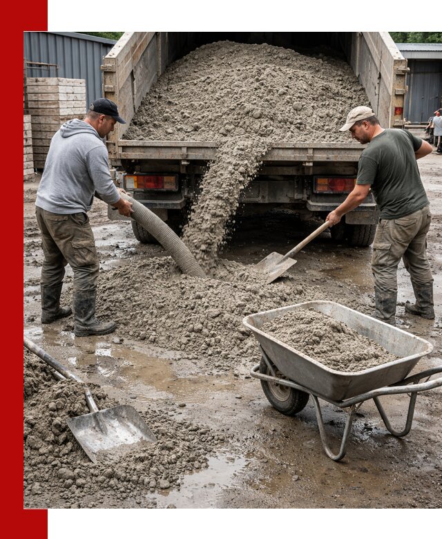 Цементно-песчаная смесь М150 доставка в Пушкине