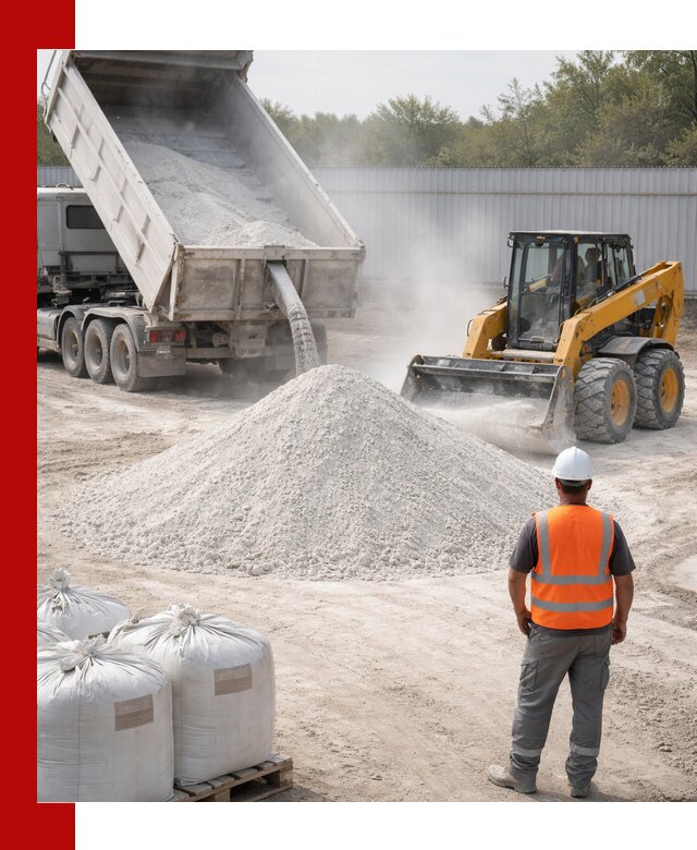 Доставка и продажа известняковой муки в Пушкине