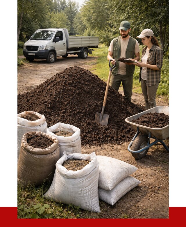 Купить грунт с доставкой в Пушкине от 4868 р. за м3 | ПРОНЕРУДПшн