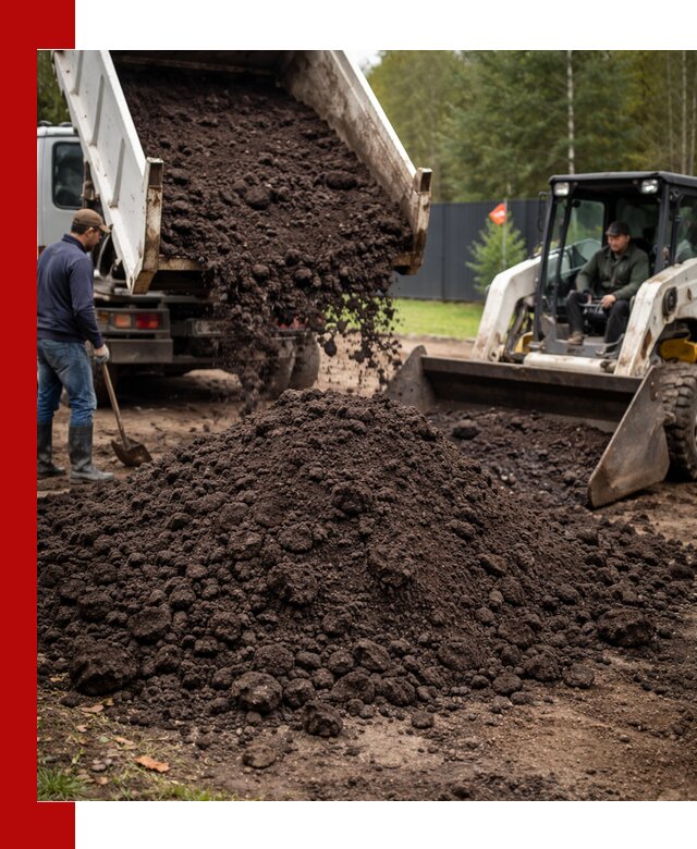 Плодородный грунт с доставкой в Пушкине для садов и огородов