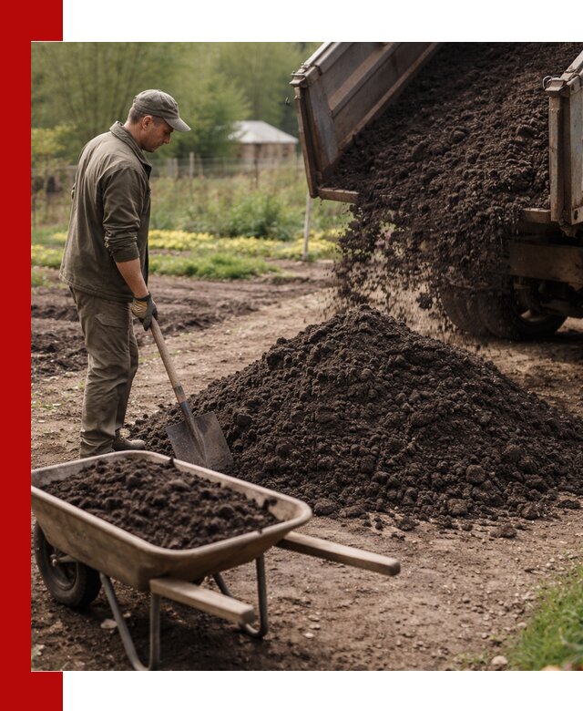 Доставка качественной земли для огорода в Пушкине