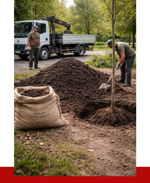 Грунт для посадки деревьев в Пушкине от 1298 р. | ПРОНЕРУДПшн