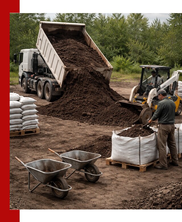 Доставка и продажа торфогрунта в Пушкине оптом и в розницу