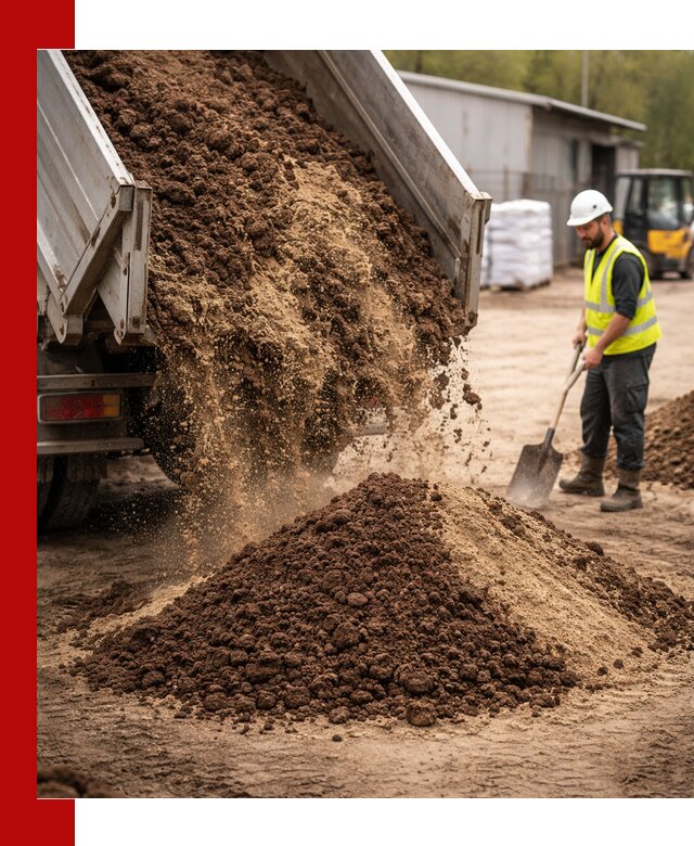 Доставка торфо-песчаной смеси в Пушкине для строительства и озеленения