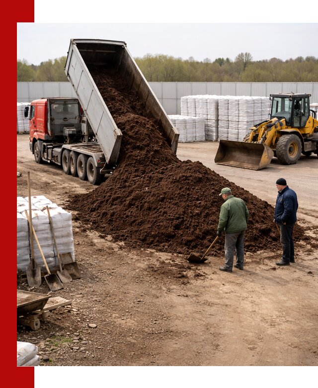 Доставка торфяных смесей оптом и в розницу в Пушкине